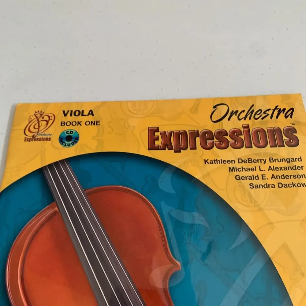 Orchestra Expressions, Book 1,2 Student Edition: Violin, Lot Of 2 Book Audio CD